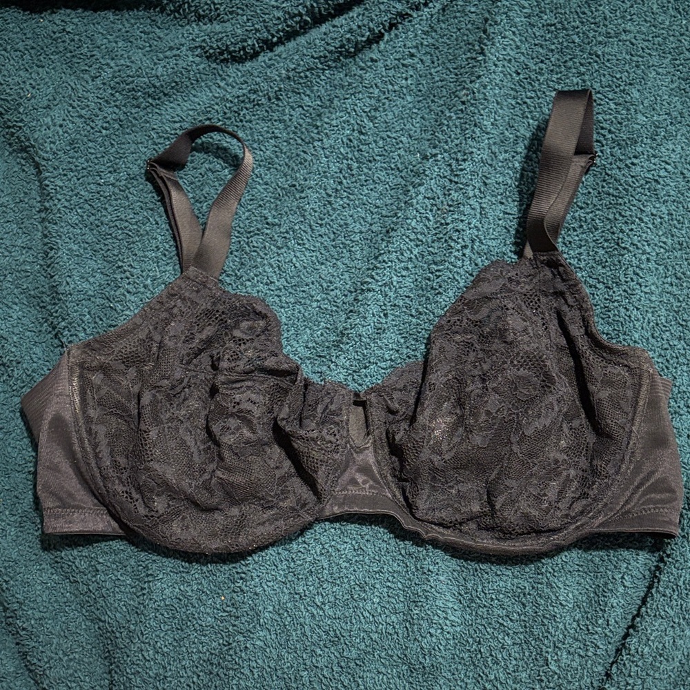 Elegant Black Lace Bra